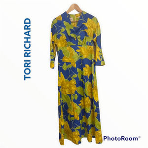 Tori Richard Women's Maxi Floral Dress